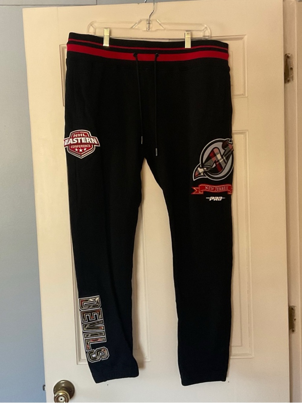 Pro Standard New Jersey NJ Devils Patch Sweatpants Men’s Size XL NHL Hockey